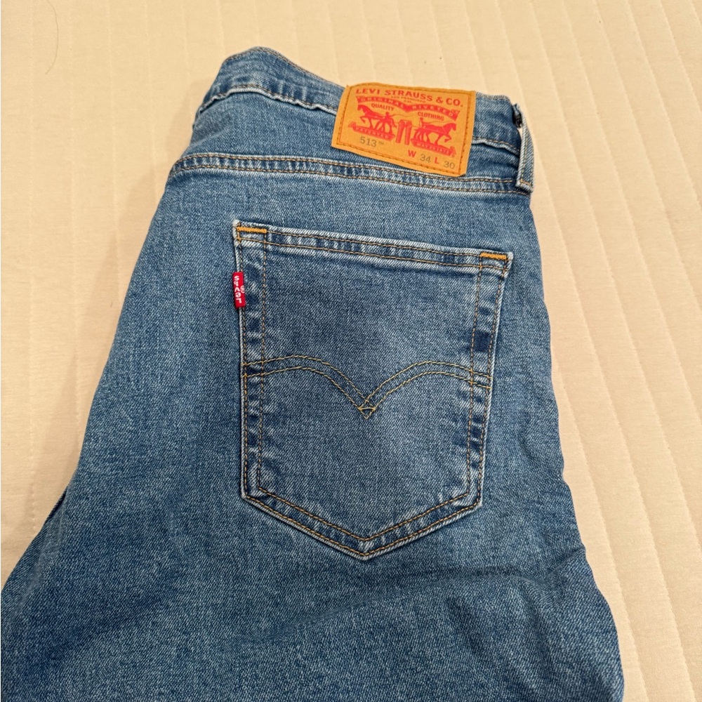 Levi's Blue Men's Jeans style 513 size 34 length 30